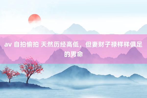 av 自拍偷拍 天然历经高低，但妻财子禄样样俱足的男命