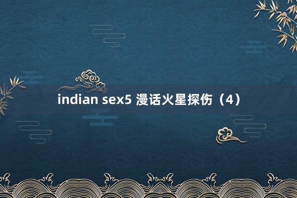 indian sex5 漫话火星探伤（4）