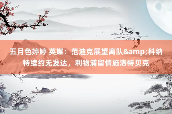 五月色婷婷 英媒：范迪克展望离队&科纳特续约无发达，利物浦留情施洛特贝克