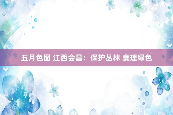 五月色图 江西会昌：保护丛林 襄理绿色