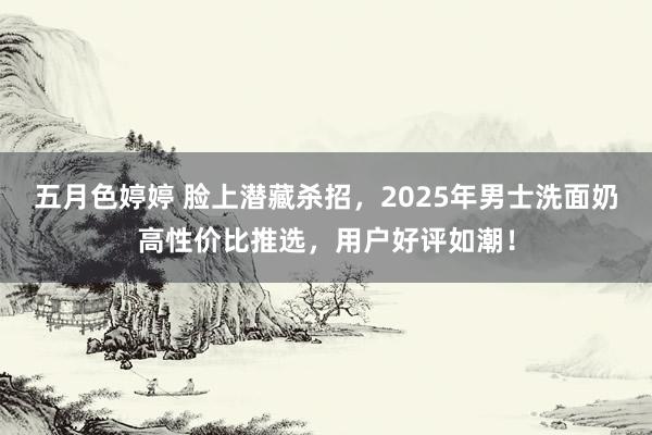 五月色婷婷 脸上潜藏杀招，2025年男士洗面奶高性价比推选，用户好评如潮！