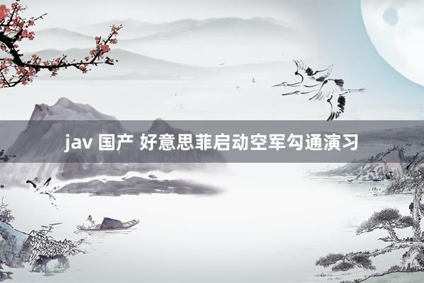 jav 国产 好意思菲启动空军勾通演习