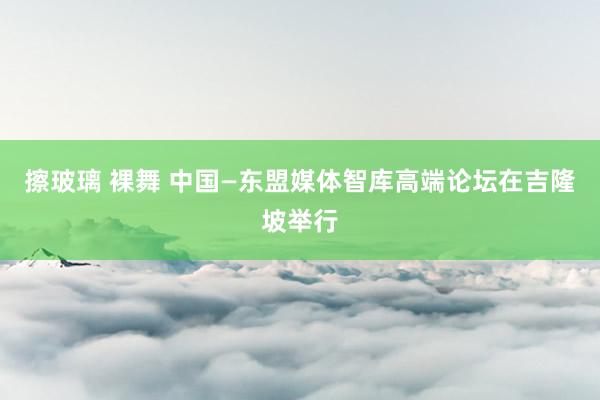 擦玻璃 裸舞 中国—东盟媒体智库高端论坛在吉隆坡举行